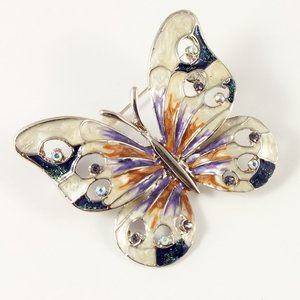 Colorful Butterfly Brooch Pin
